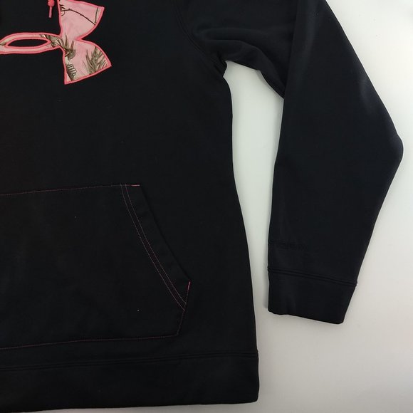 Under Armour Women’s Black Size M pink Raised Logo - Picture 3 of 7